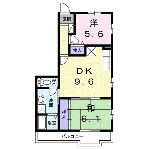 クレセールイマムラ 間取り