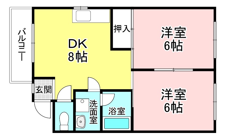 ヴィラコスモス 間取り