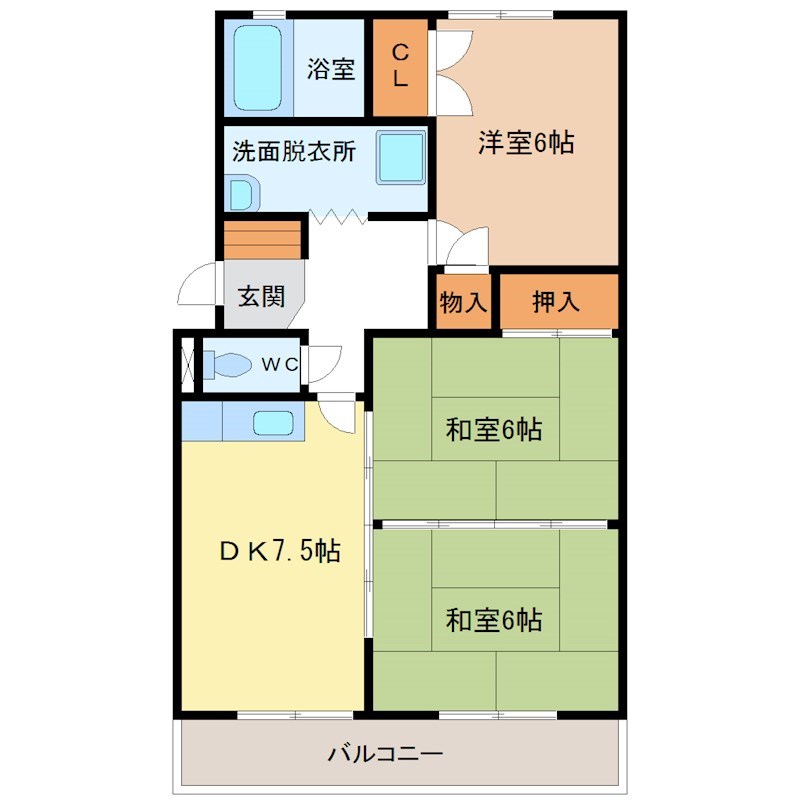 コーポ昂里 間取り