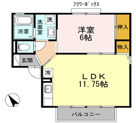 サニーコートA 間取り