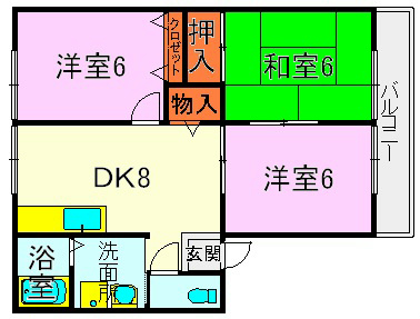 コーポウムザ 間取り