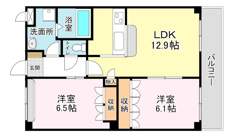 エル・アールK 間取り