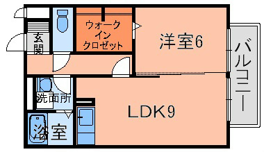 セジュールコウハナ　Ａ棟 間取り