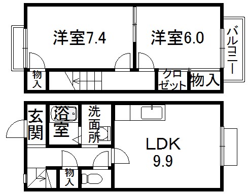 開の里Ⅰ　Ⅱ　Ⅲ 間取り