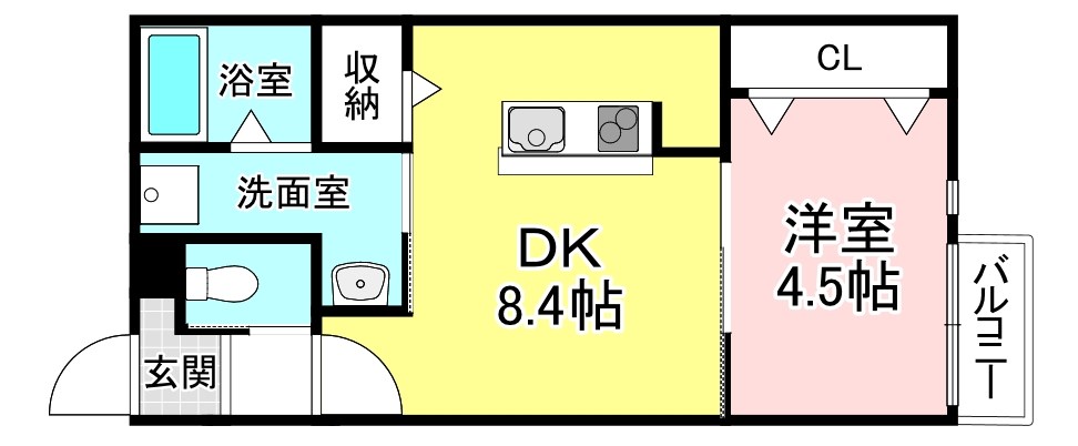 メゾン・ド・メグ湖南 間取り