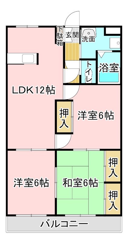 ビューパレスHYS 間取り