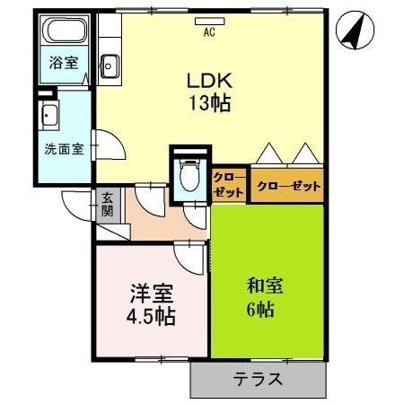 べルヴェデールIMAI Ⅰ 間取り