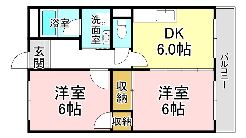 ロザージュⅡ 間取り