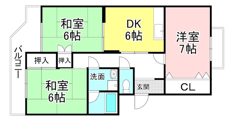 中沢壱番館 間取り