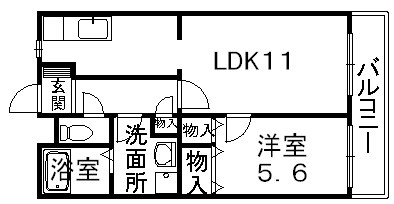 ベルヴィ栗東 間取り