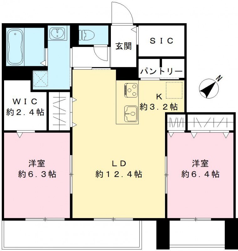 MAISON DE MARINE(メゾンドマリン) 間取り