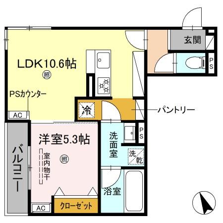 Chainon(シェノン) 間取り