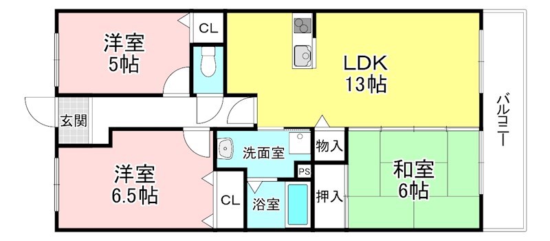 ルモン甲西中央 間取り