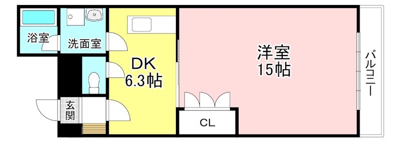 ヴィラ栗東  間取り