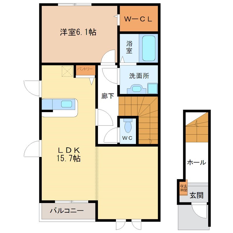 響流下北池（こうるしもきたいけ） 間取り