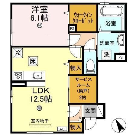 villa高畔 間取り