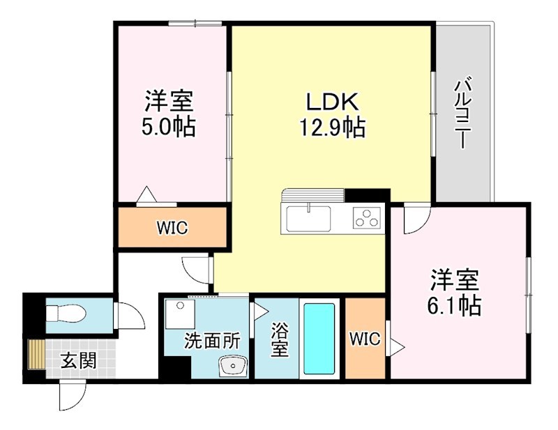 仮)栗東市綣9丁目新築 間取り