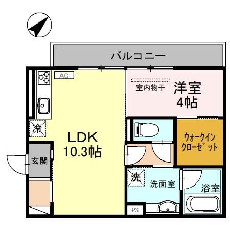 Le ciel Ⅱ(ル　シエル) 間取り
