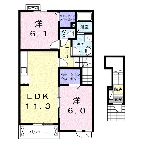 アルモニーⅠ 間取り