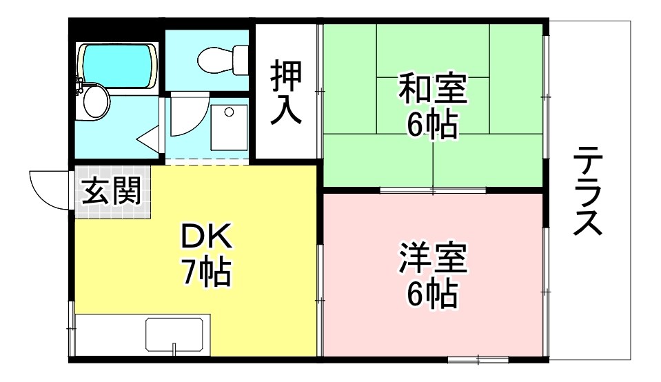 大橋アパート 間取り