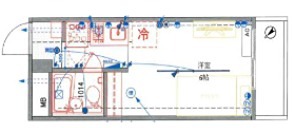 スカイコート戸越銀座 間取り