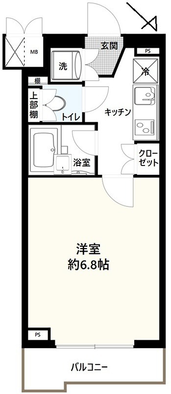 ルーブル早稲田参番館 間取り