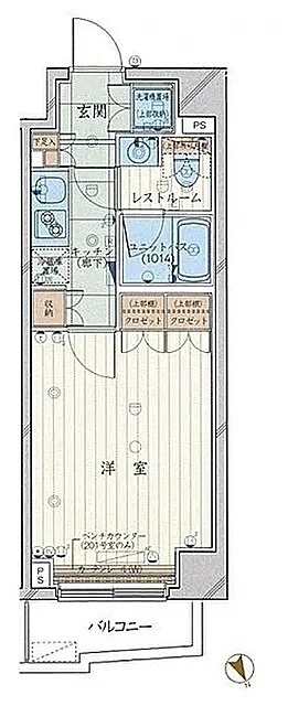 ルーブル都立家政伍番館 間取り