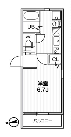 T's Cuore馬込Ⅰ 間取り