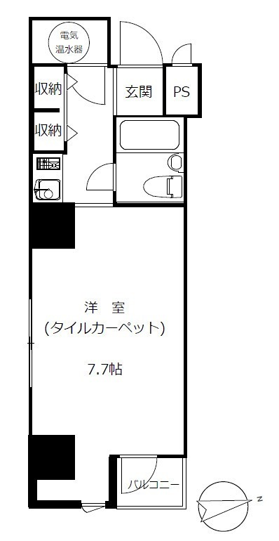 パラシオン浜松町 間取り
