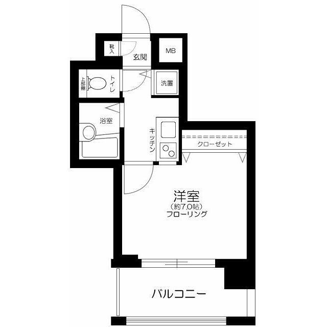 ラグジュアリーアパートメント三田慶大前 間取り