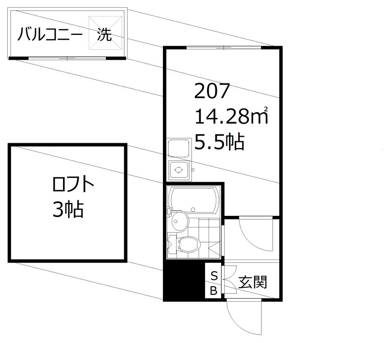 インベスト西中延 間取り