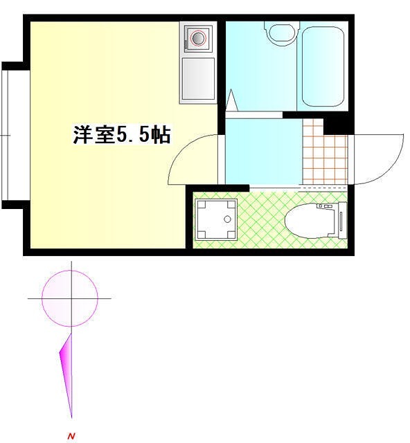 カースク大岡山 間取り