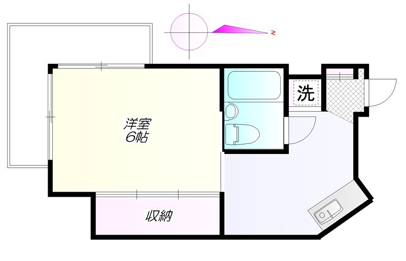 緑が丘ハイツ 間取り