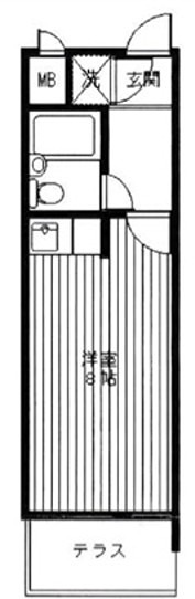 モンド大岡山パーク 間取り
