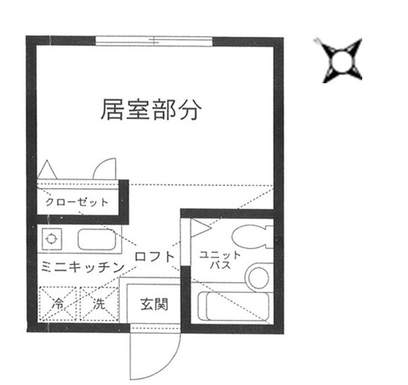 ハーミットクラブハウス鶴ヶ峰A棟 間取り図