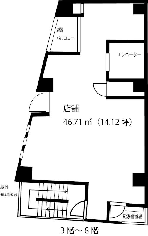 KGR&amp;times;BLD伊勢佐木町 間取り図