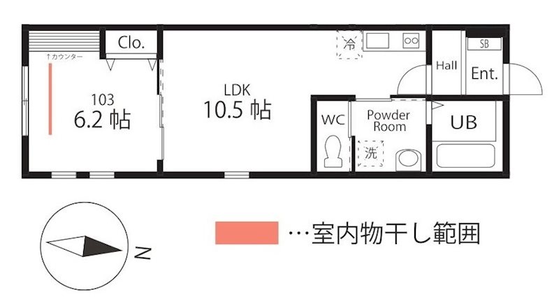 ハーミットクラブハウストゥギャザーリヒト 間取り図