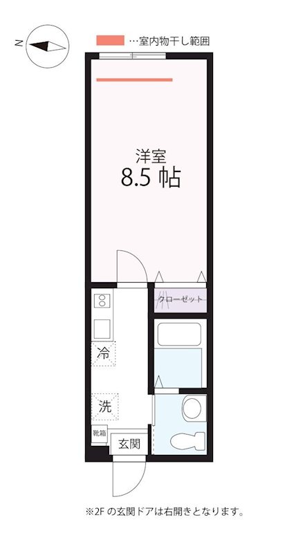 ハーミットクラブハウスmix杉田(仮) 間取り図
