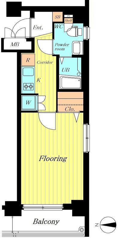 間取り アプレシティ浮間舟渡 間取り図
