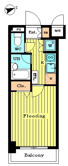 ﾃｨｱﾗ大崎 間取り図