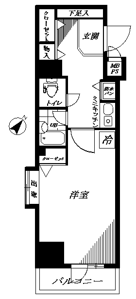 ｸﾞﾗﾝﾄﾞ・ｶﾞｰﾗ笹塚 間取り図