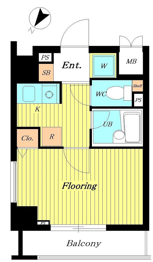 メインステージ護国寺Ⅱ 間取り図