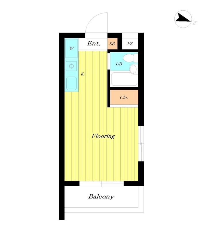 ｽｶｲｺｰﾄ高円寺第3 間取り図