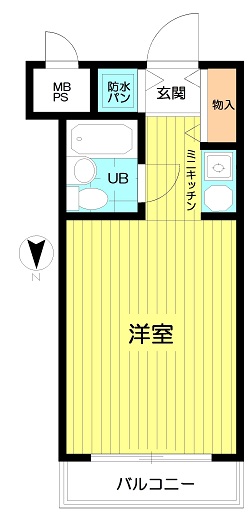ﾀﾞｲｱﾊﾟﾚｽ錦糸町第5 202号室 間取り