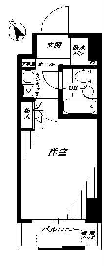 ダイアパレスアクティブシティ本厚木 504号室 間取り