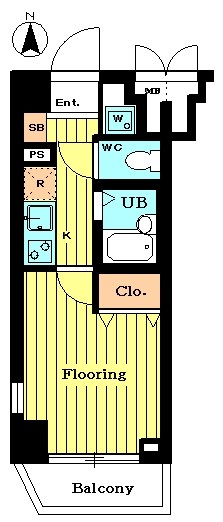 間取り メインステージ恵比寿東 間取り図