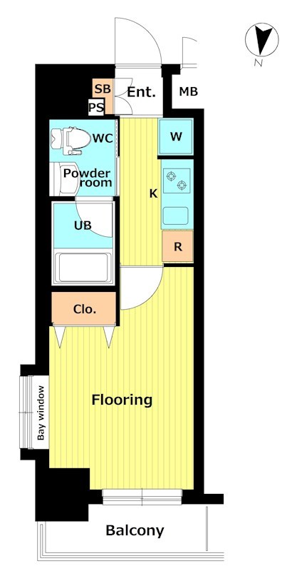 ﾌﾟﾚｰﾙ･ﾄﾞｩｰｸ目白ｱﾍﾞﾆｭｰ 309号室 間取り