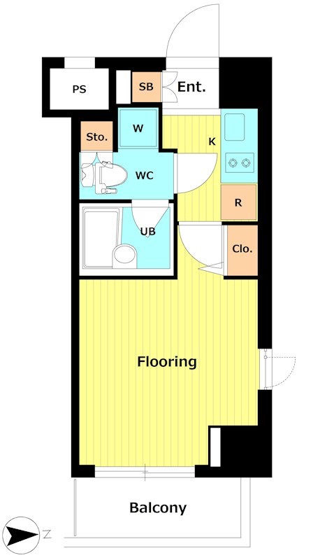 スカイコート板橋弐番館 204号室 間取り