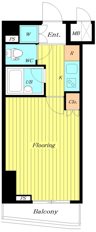 ﾙｰﾌﾞﾙ下北沢 309号室 間取り