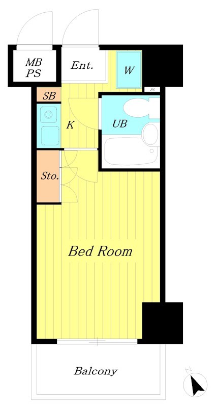 ダイアパレスアクティブシティ本厚木 間取り図
